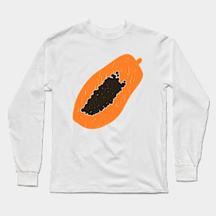 papaya artwork Long Sleeve T-Shirt